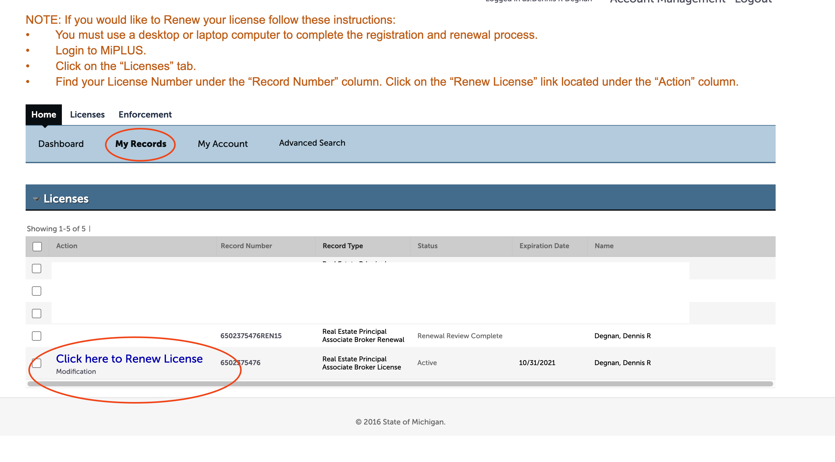How to Renew Your Michigan Real Estate License