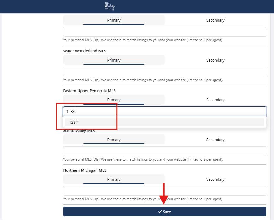 Connect your MLS to your Keyworld Website